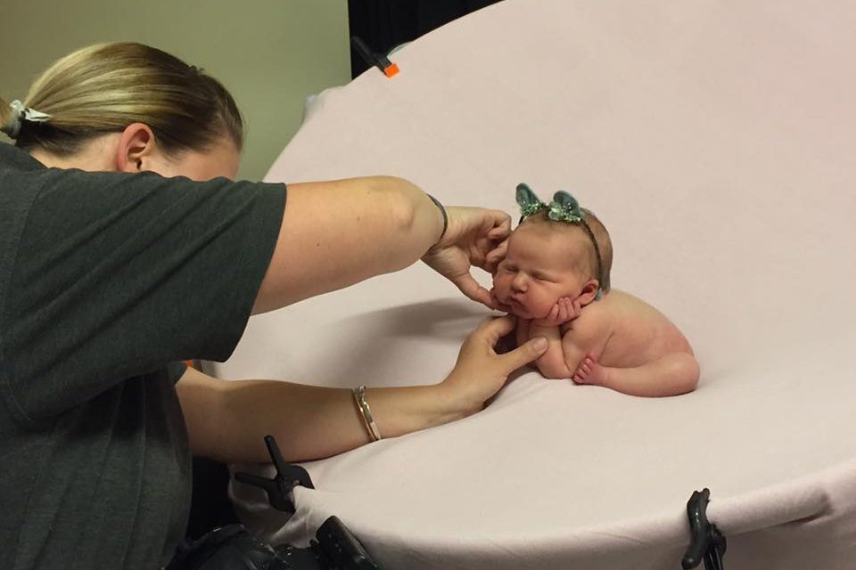 Baby safety in Newborn Photography